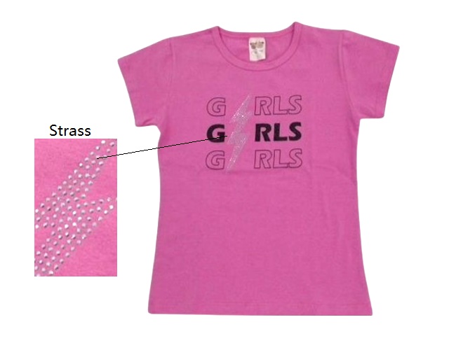 Blusa Mundonick Juvenil Feminina Manga Curta Cotton