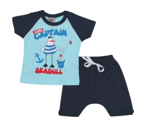 Conjunto Pimentinha Bebe Masc M/c Malha