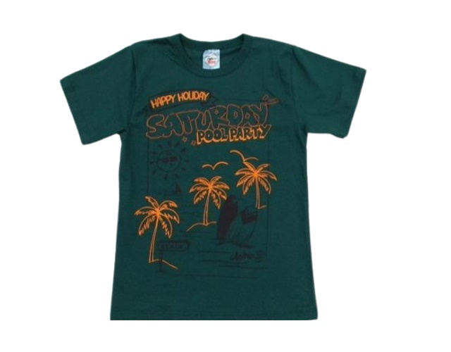 Camiseta Fashionk Inf Masc M/c Malha