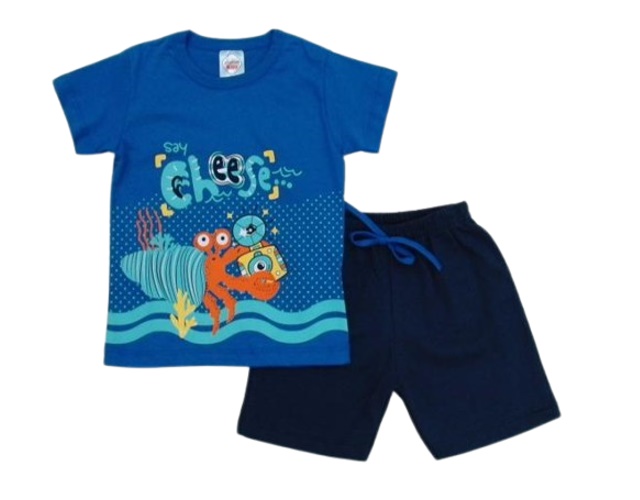 Conjunto Fashionk P.passos Masc M/c Malha