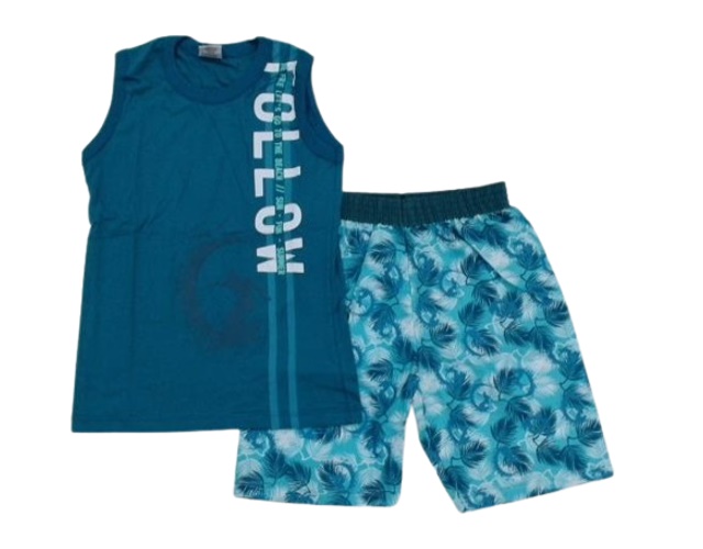 Conjunto Wkids Juvenil  Regata Machão Malha