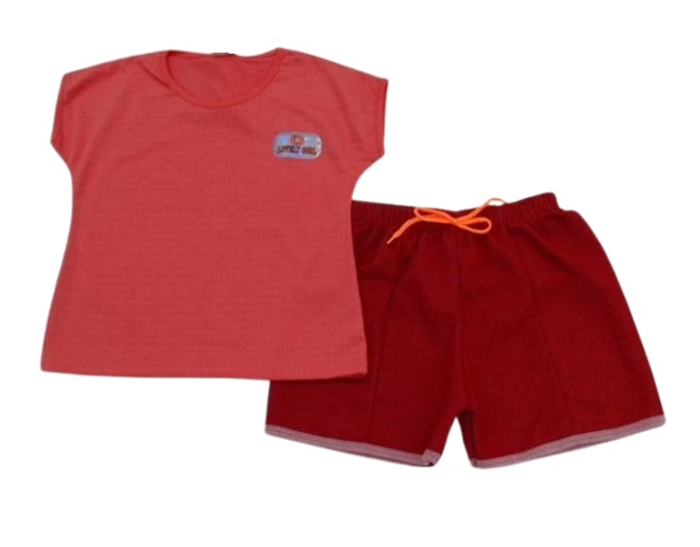 Conjunto Wilbertex Juvenil Feminina Manga japonesa Malha Short