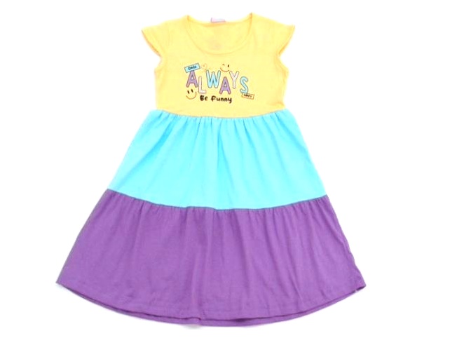 Vestido Wilbertex Infantil Manga japonesa Malha