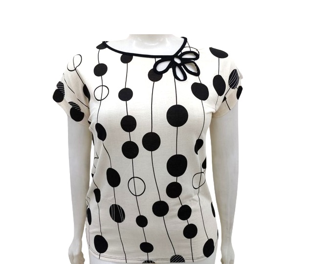 Blusa Vestbem Adulto Extra Grande Feminina Manga japonesa Viscolycra Estampado