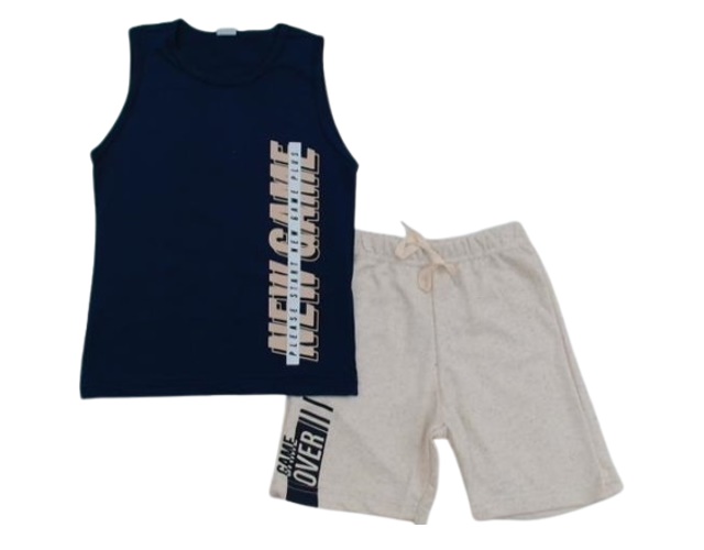 Conjunto Nekinho Inf Masc Reg Machão Malha
