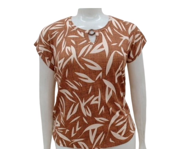 Blusa 7linhas Ad Exg Fem Mga Jap Viscol Estamp