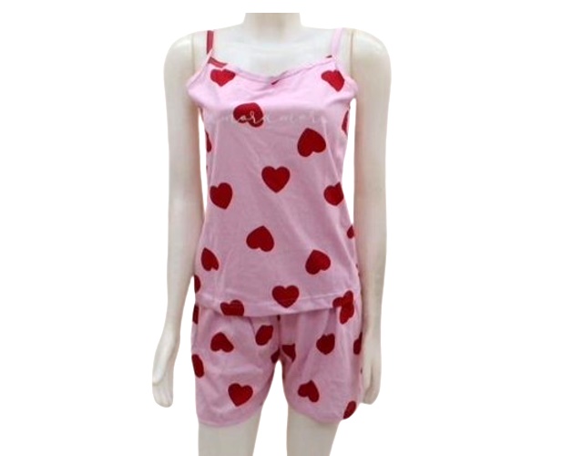 Pijama Sonhos Adulto Feminina Alça Malha Estampado