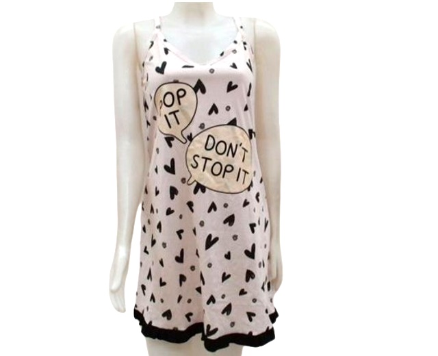 Camisola Sonhos Adulto Alça Malha Estampado