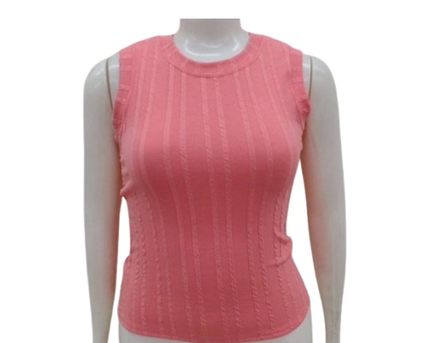 Blusa Armando Adulto Extra Grande Feminina Regata Poliéster Canel