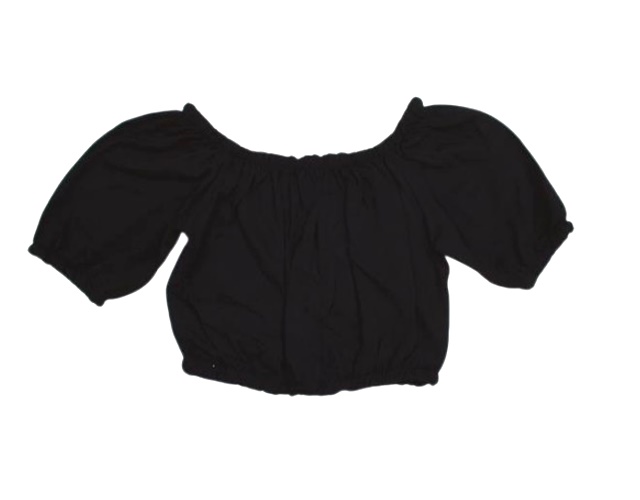 Blusa Florenzza Juvenil Feminina Manga Curta Viscose Cropped