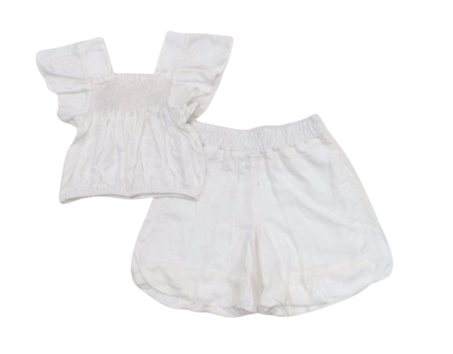 Conjunto Ninaq Infantil Feminina Manga japonesa Viscose Short