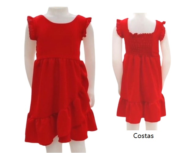 Vestido Ninaq Primeiros Passos Regata Duna Elastex