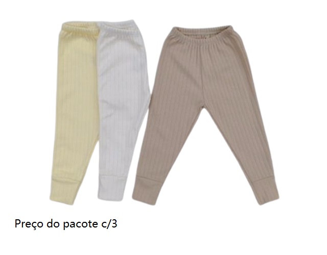 Mijão Timufy Bebe Neutro Malha Canel (c/3)