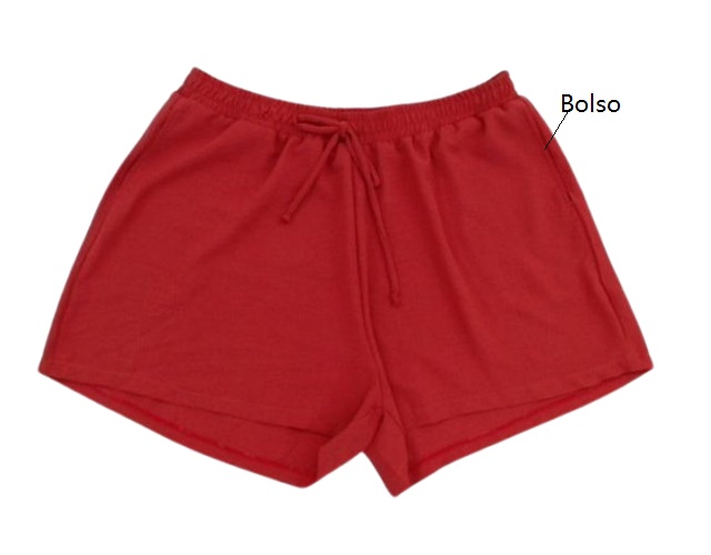 Short Lulian Adulto Extra Grande Duna 2bolsos