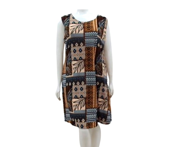 Vestido Armando Ad Exg Reb Poliéster Estamp