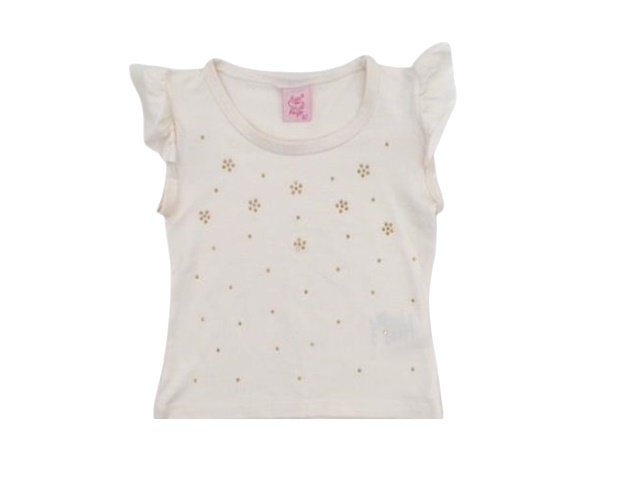 Blusa Rose Primeiros Passos  Manga japonesa Viscolycra