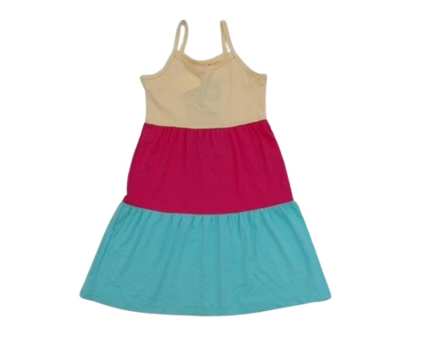 Vestido Rose Infantil Alça Viscolycra