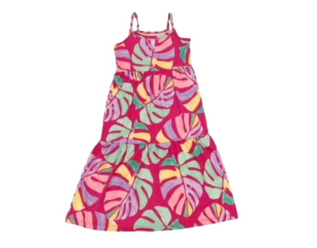 Vestido Rose Infantil Alça Viscolycra Estampado