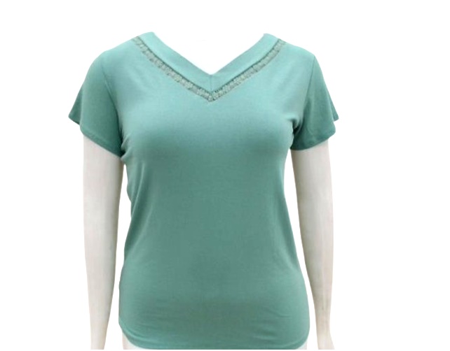 Blusa Vestbem Adulto Extra Grande Feminina Manga Curta Viscolycra