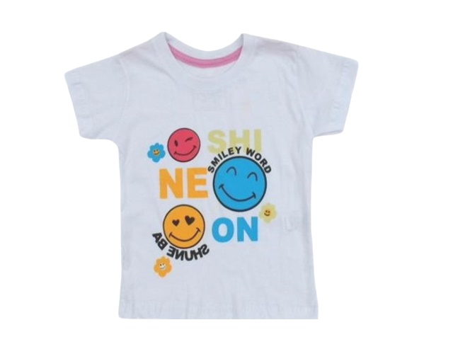 Blusa Grz Infantil Feminina Manga Curta Malha