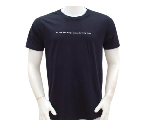 Camiseta Desayner Adulto Masculino Manga Curta Malha