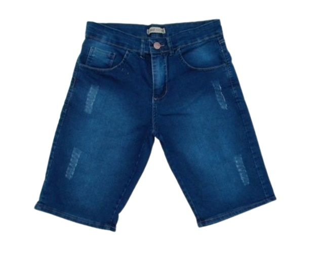 Bermuda Haas Adulto Masculino Jeans Lycra