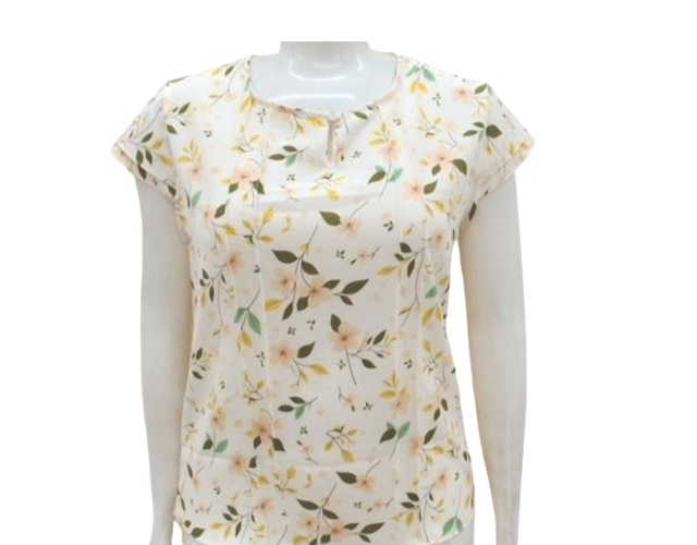 Blusa Armando Adulto Extra Grande Manga Curta Poliéster Estampado