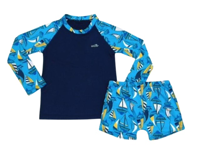 Conjunto Maredivertida Infantil Masculino Manga Longa Poliéster