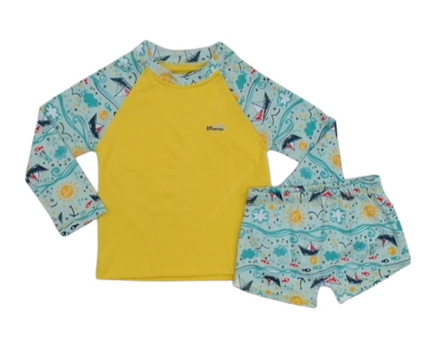 Conjunto Maredivertida Primeiros Passos Masculino Manga Longa Poliéster