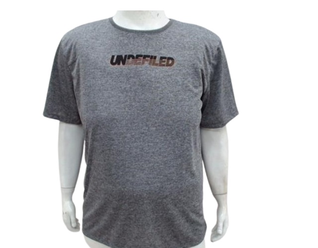 Camiseta Ultimato Adulto Extra Grande Masculino Manga Curta Malha Dry Rajada