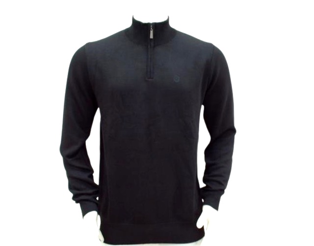 Blusa Openshock Adulto Masculina Lã/Acrílico 1/2 Zíper