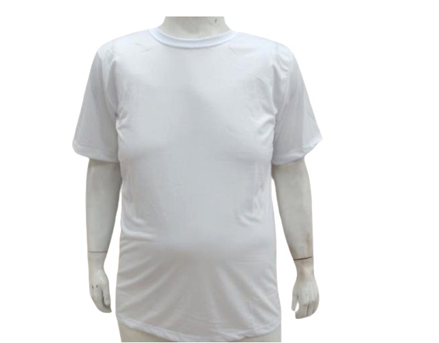 Camiseta Alfadez Adulto Extra Grande Masculino Manga Curta Malha Pv