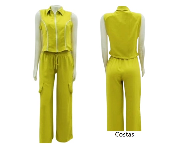 Conjunto Ekisugui Adulto  Sem Manga Duna Cropped Calça