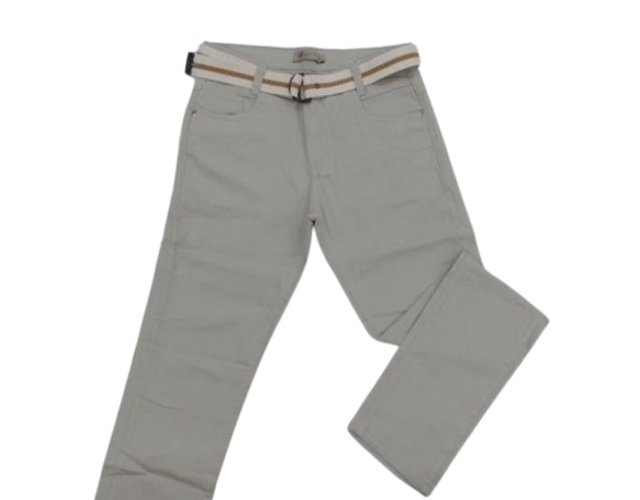 Calça V10 Juvenil Masculino Sarja Lycra Cinto