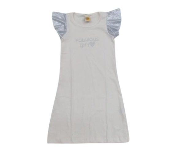 Vestido Jaki Infantil Manga japonesa Cotton Foil