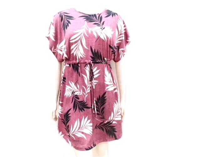 Vestido Ita Adulto Extra Grande Manga japonesa Poliéster Estampado