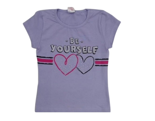 Blusa Minimundo Infantil Feminina Manga Curta Cotton