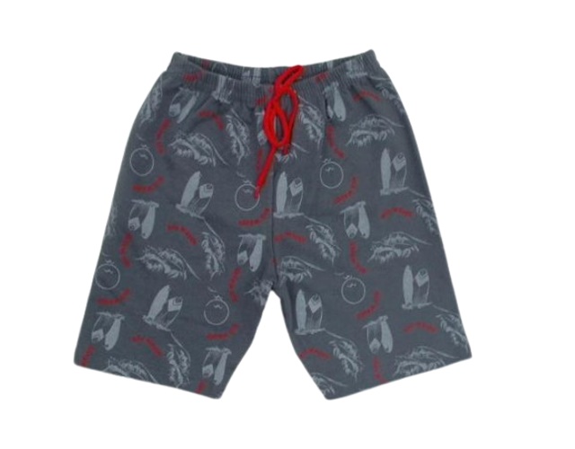 Bermuda Wilbertex Infantil Masculino Moletinho Estampado