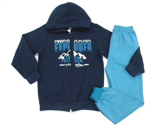 Conjunto Wkids Infantil Masculino Moletom Capuz