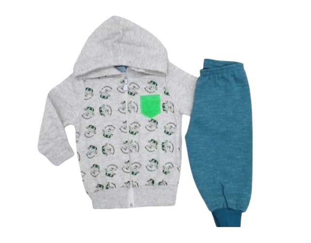 Conjunto Wilbertex Bebe Masculino Moletom Capuz