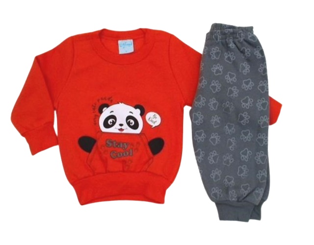 Conjunto Wilbertex Bebe Masculino Moletom