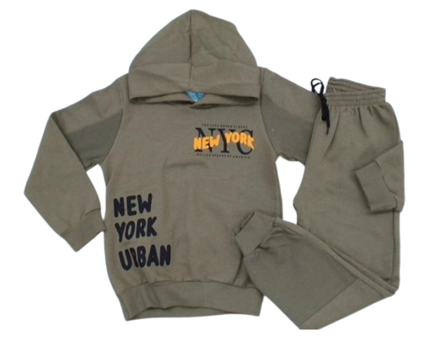 Conjunto Wilbertex Infantil Masculino Moletom Capuz