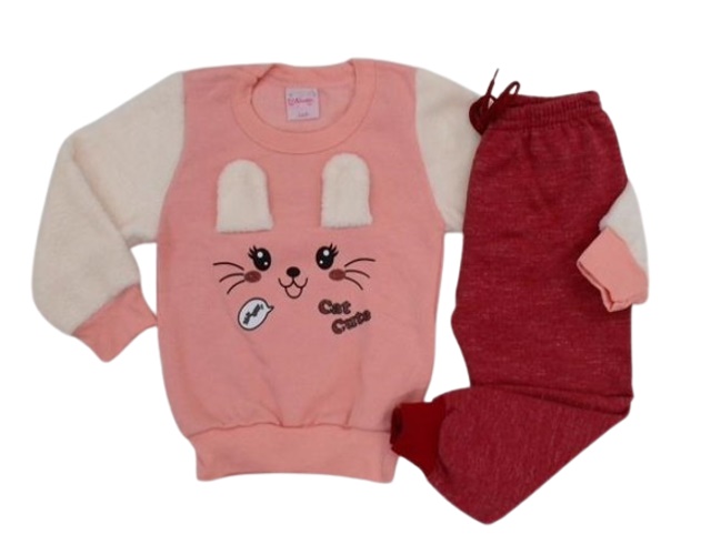 Conjunto Wilbertex Primeiros Passos Feminina Moletom Calça