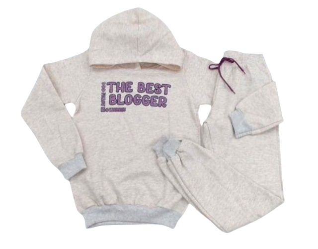 Conjunto Wilbertex Juvenil Feminina Moletom Capuz Calça