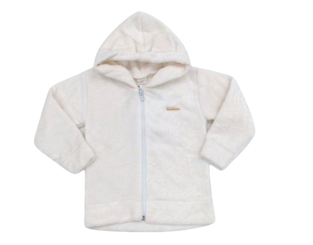 Jaqueta Viston Primeiros Passos Feminina Pelo Fleece Capuz