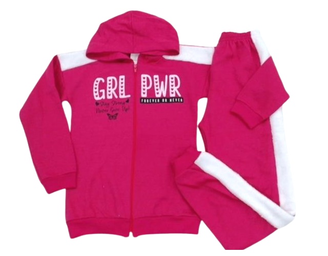 Conjunto Viston Juvenil Feminina Moletom Capuz Calça