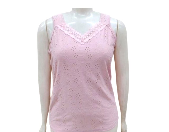 Blusa 7linhas Adulto Extra Grande Feminina Regata Poliéster Lesi