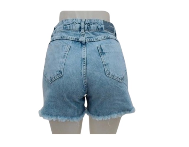 Short Vivlon Adulto Feminina Jeans Claro