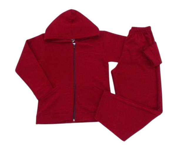 Conjunto Biabiel Infantil Feminina Bouclé Capuz Calça