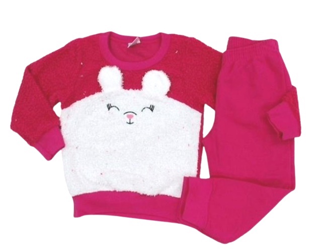 Conjunto Fantoni Primeiros Passos Feminino Moletom Peluciado Calça